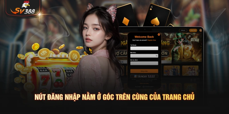 Đăng Nhập SV388 – Hướng Dẫn Truy Cập Tài Khoản Nhanh Và An Toàn Nút Đăng nhập SV388 nằm ở góc trên cùng của trang chủ